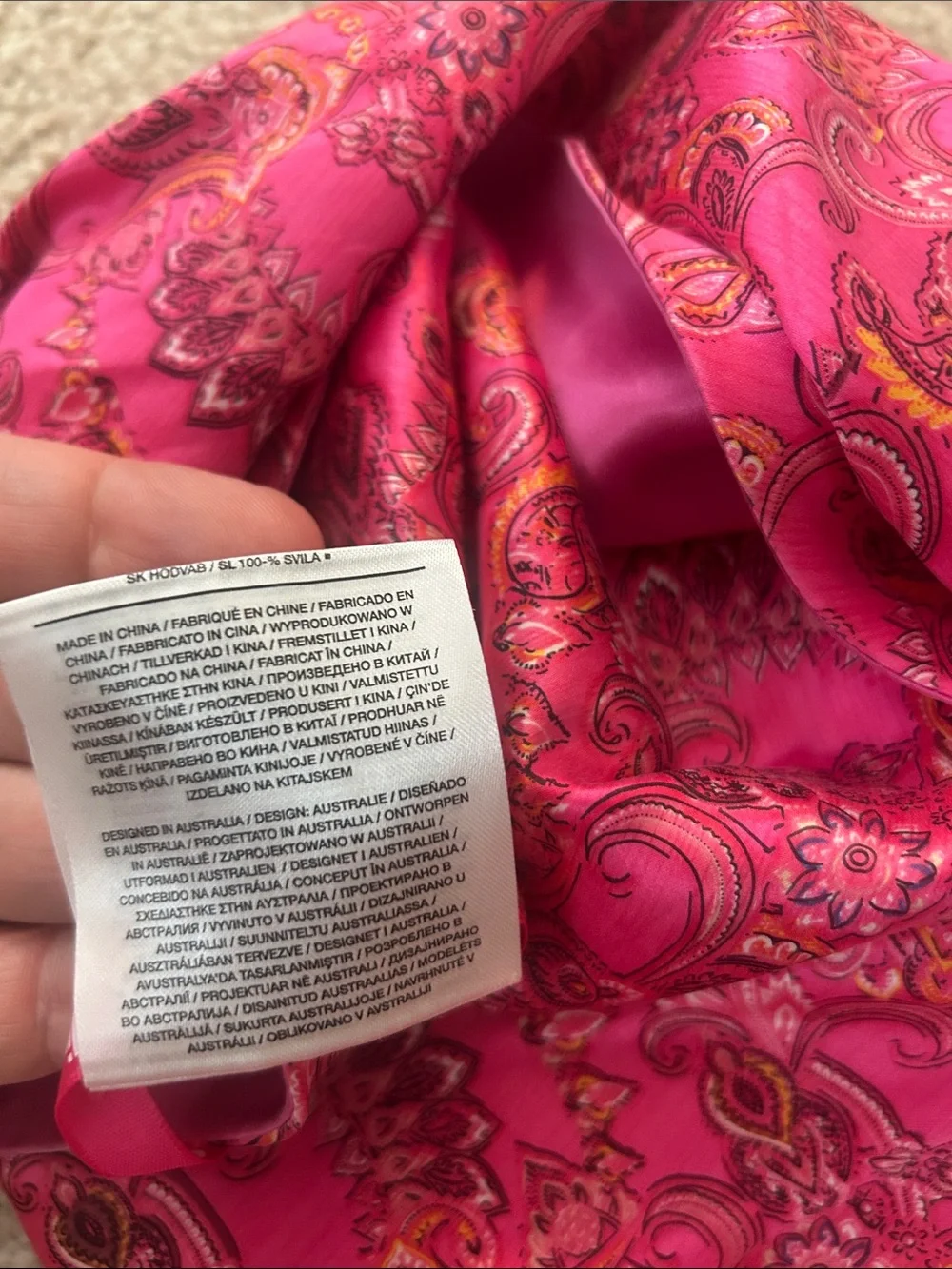 A&O x Slip silk hair wrap